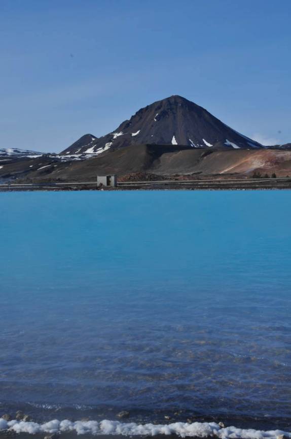 O lago termal de Myvatn, no nordeste da Islândia